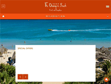 Tablet Screenshot of orangershotel.com